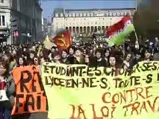 Loi Travail: nouvelle mobilisation de dizaines de milliers de jeunes