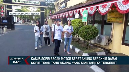 Kasus Sopir Becak di Makassar yang Seret Anjing Berakhir Damai