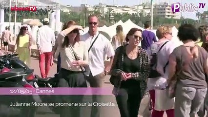 Exclu Vidéo : Julianne Moore : la cinquantenaire sexy dévoile ses dessous sur la Croisette