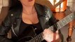 AC_DC - Back in Black (guitar solo by Larissa Liveir)