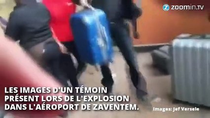 Attentats à Bruxelles : images amateurs de l'aéroport