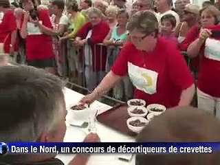 A Leffrinckoucke, les décortiqueurs de crevettes dans une forme olympique