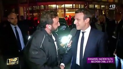 TPMP : Cyril Hanouna copine en direct avec... Emmanuel Macron !