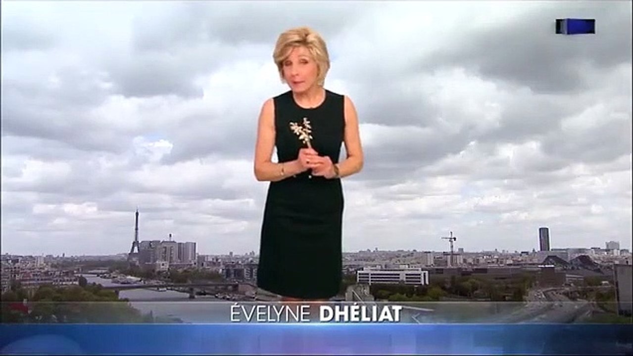 Vidéo : Évelyne Dhéliat reprend la météo, trois semaines après le décès de son mari