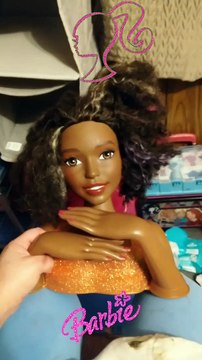 How To Fixing Barbie Rainbow Sparkle Deluxe Styling Head 2018