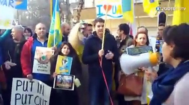 Manif à Bruxelles : 'Personne ne croit Poutine'