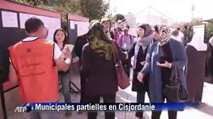 Municipales partielles en Cisjordanie, 1er scrutin palestinien depuis 2006