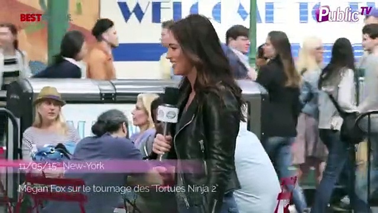 Exclu Vidéo : Megan Fox reprend son rôle de journaliste sexy dans les Tortues Ninja 2