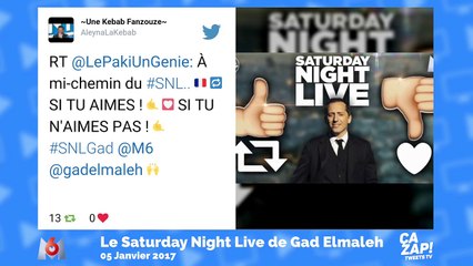 Saturday night live de Gad Elmaleh : mais qu'en ont pensé les internautes ?