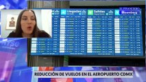La reducción de vuelos en el AICM provocará varias afectaciones, según la presidenta de la Canaero
