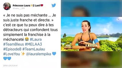 Revue de tweets : MELAA 3 : Laura fait tourner la tête des internautes !