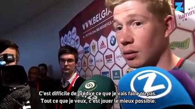De Bruyne : 'Je veux briller sur le terrain'