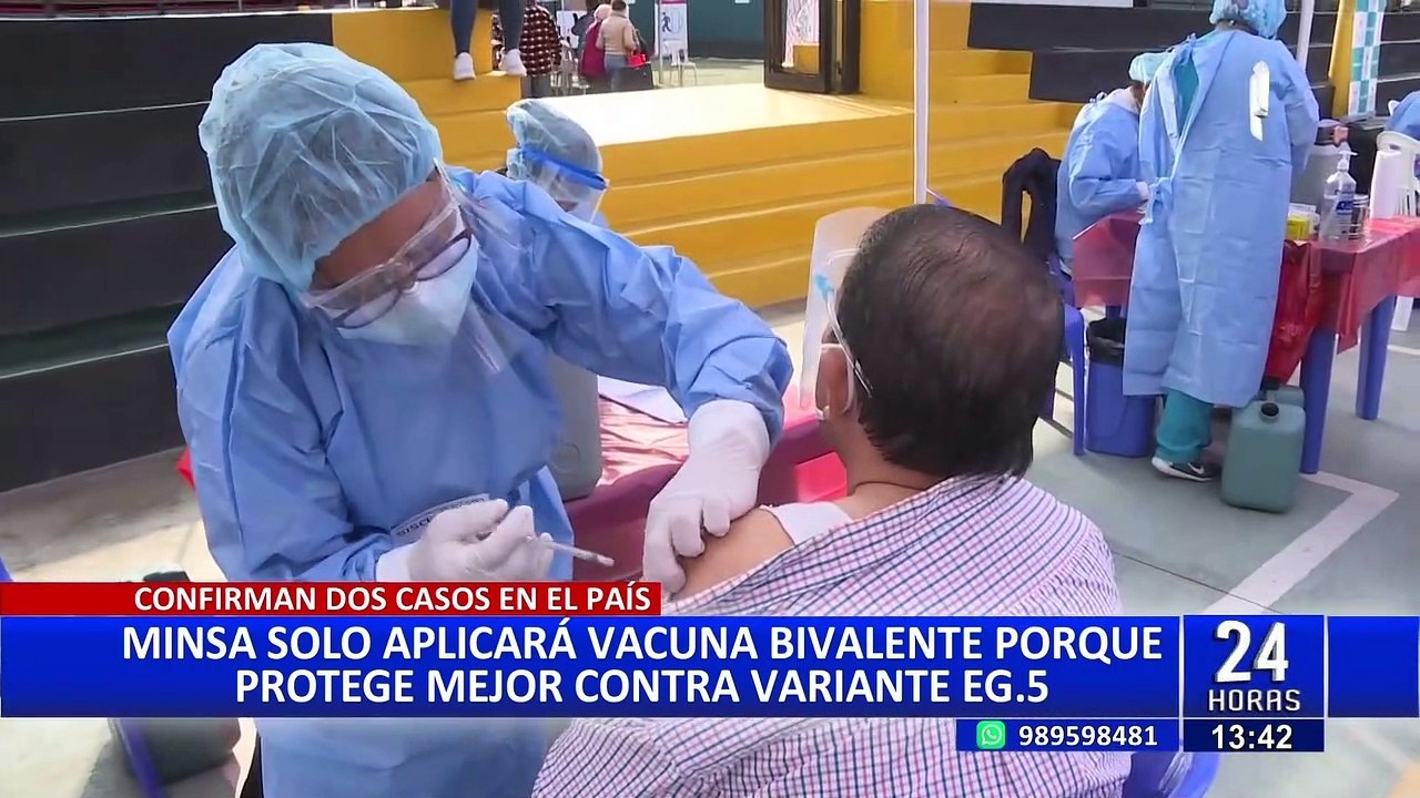 Minsa anuncia que solo aplicarán dosis bivalentes en vacunatorios del Perú