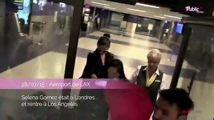 Exclu Vidéo : Selena Gomez : de retour à L.A., les paparazzi se l'arrachent !