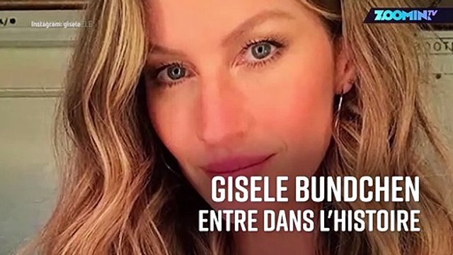 Gisele Bundchen pose sans make-up pour Vogue