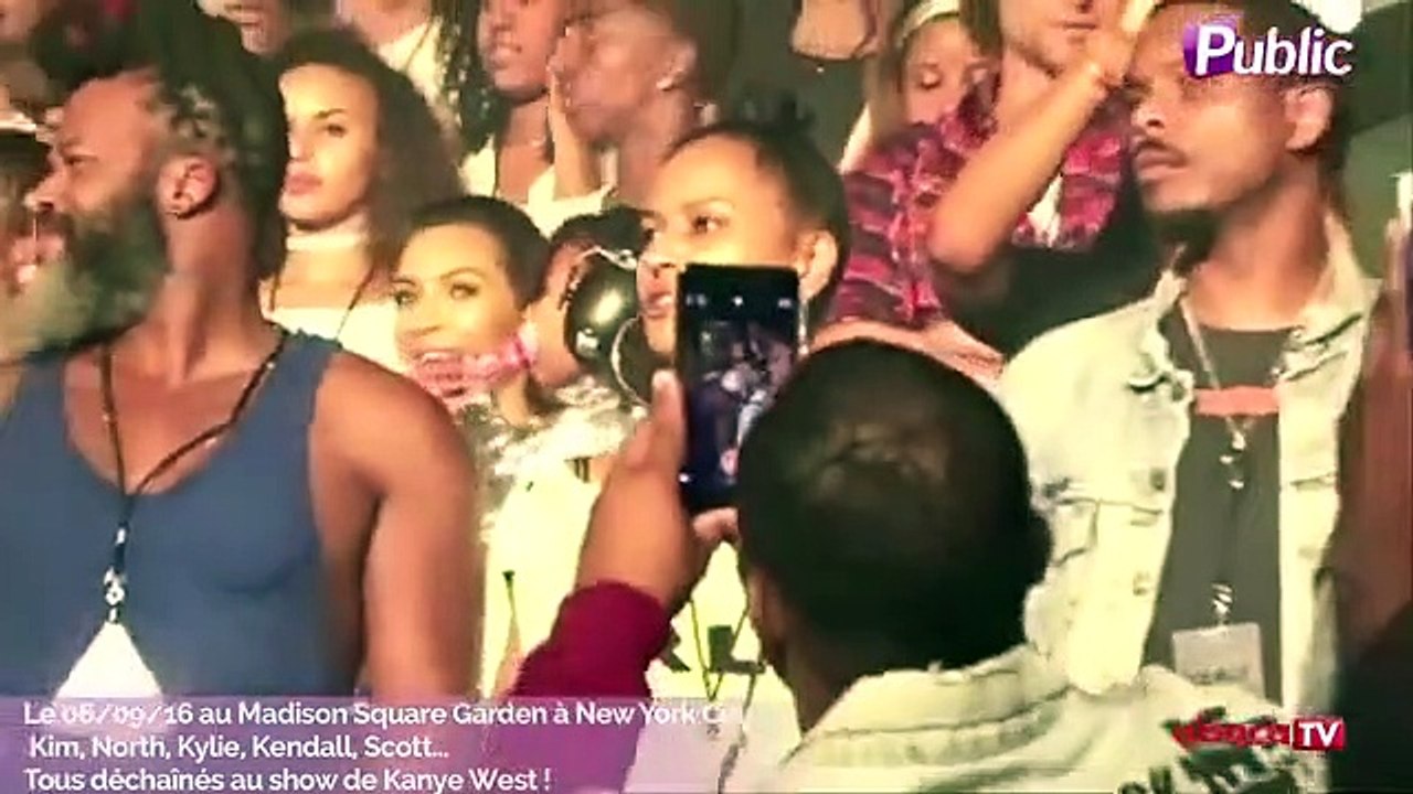 Kim, North, Kylie, Kendall, Scott… Tous déchaînés au show de Kanye West !