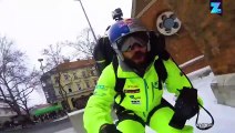Ski et jet pack : la nouvelle vidéo folle de Red Bull !