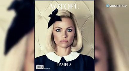 Pamela Anderson se la joue petite fille modèle