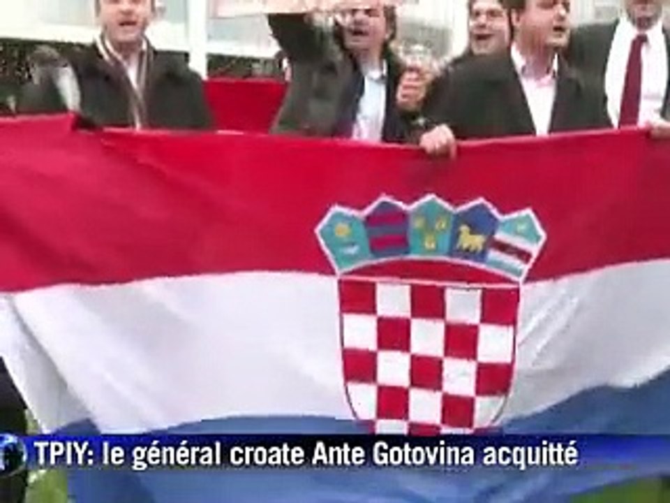 Libérés par le TPIY, les "héros" croates Gotovina et Markac acclamés à Zagreb