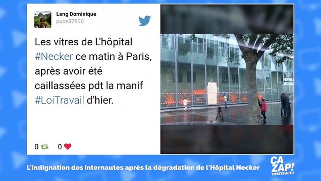 L'hôpital pour enfants Necker dégradé par des casseurs : les internautes indignés