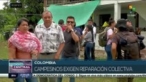 En Colombia agricultores exigen que se ponga en vigor la Reforma Agraria