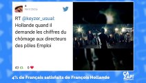 Record d'impopularité de François Hollande : les internautes se moquent !