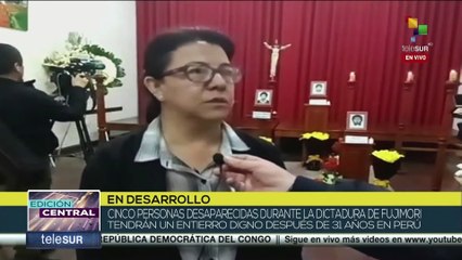En Perú las víctimas de la dictadura de Fujimori tendrán un entierro digno