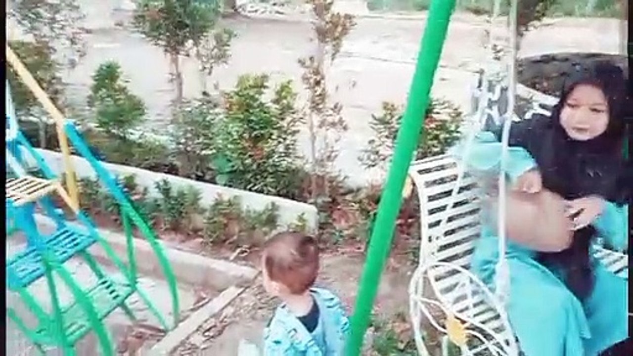 playing in an alaska park