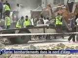 Syrie: combats et bombardements à Damas et Alep