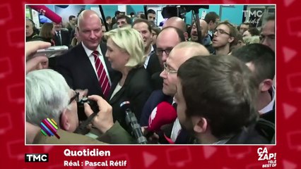 Un journaliste violemment expulsé lors d'une visite de Marine Le Pen
