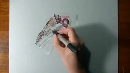 Ce billet de 10 euros n'est pas un vrai, mais une oeuvre d'art !