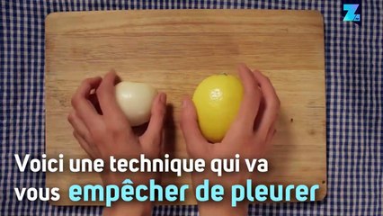 Comment couper un oignon sans pleurer ?!