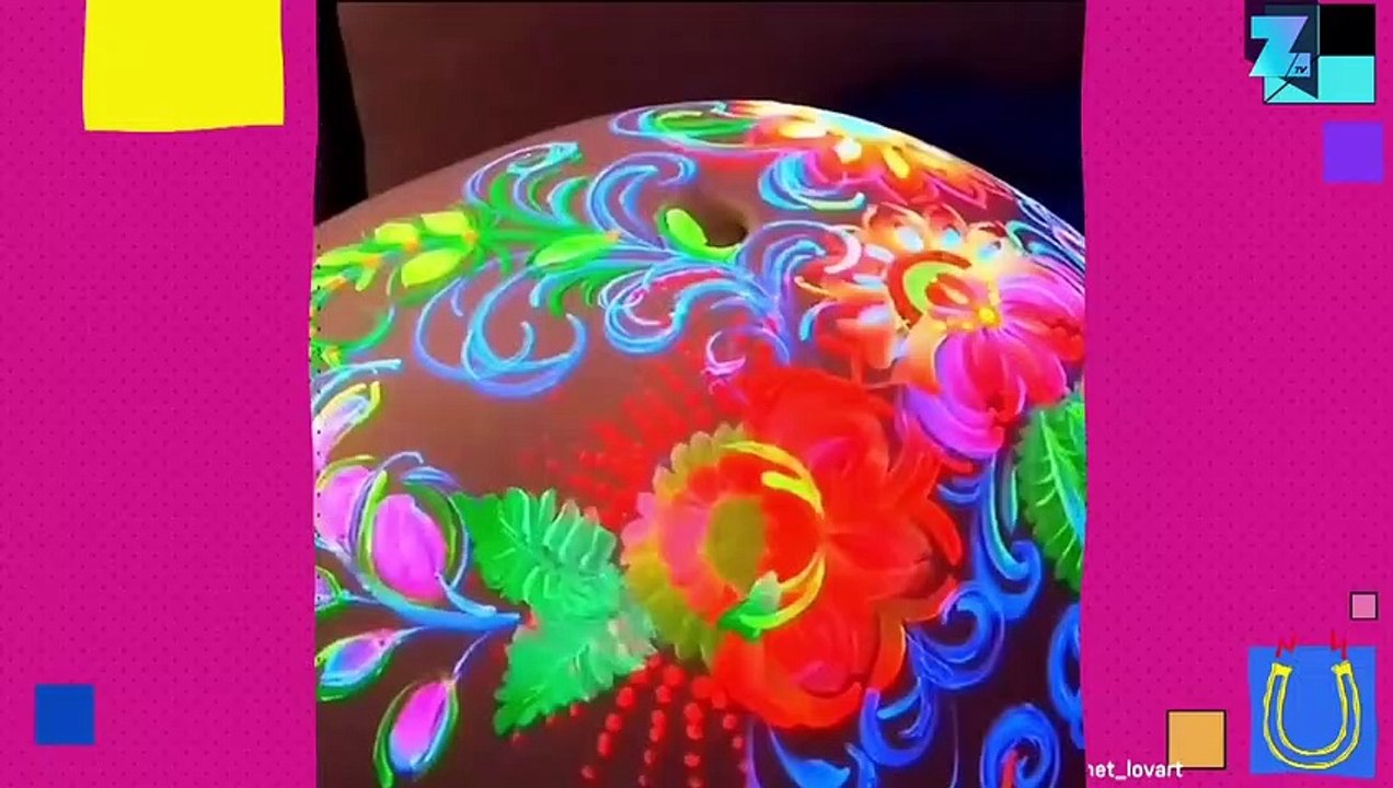 Des peintures hypnotiques