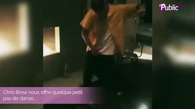 Exclu Vidéo : Chris brown nous offre quelque pas de danse avant de les supprimer d'Instagram !