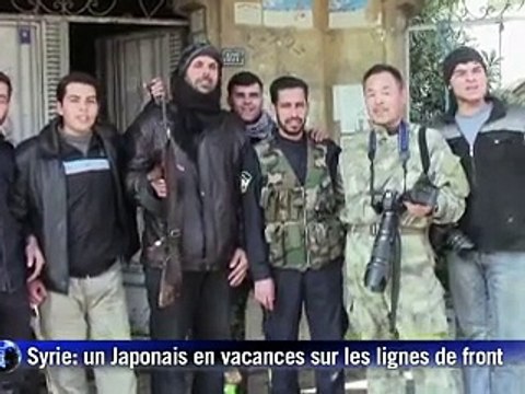 Syrie: un touriste japonais tue l'ennui sur les lignes de front