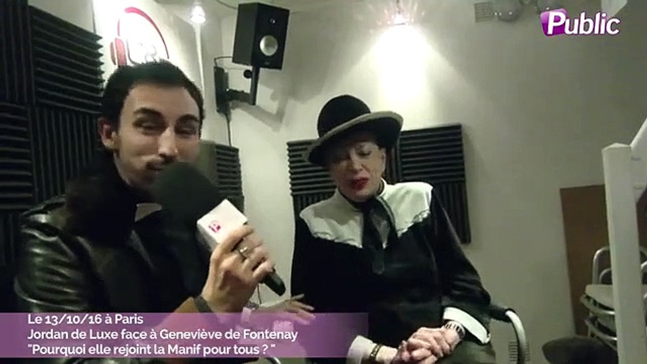 Jordan De Luxe face à Geneviève de Fontenay : "Je veux être la marraine des homosexuels et créer le Gayriage !"