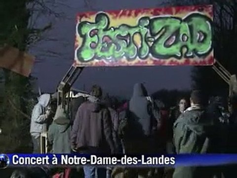 Concert à Notre-Dame-des-Landes: les gendarmes filtrent les accès