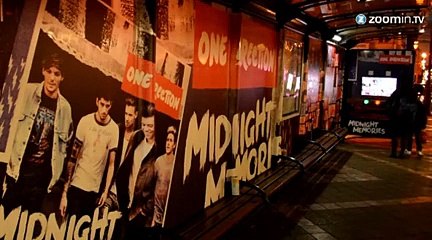Un arrêt de bus One Direction à Bruxelles