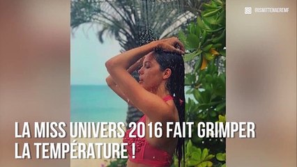 Iris Mittenaere : Torride en bikini à Dubaï !