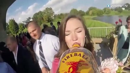 Un mariage vu d´une bouteille de whisky!