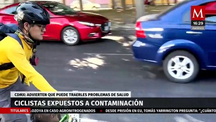 Riesgos del ciclismo en la CdMx: contaminación y factores climáticos
