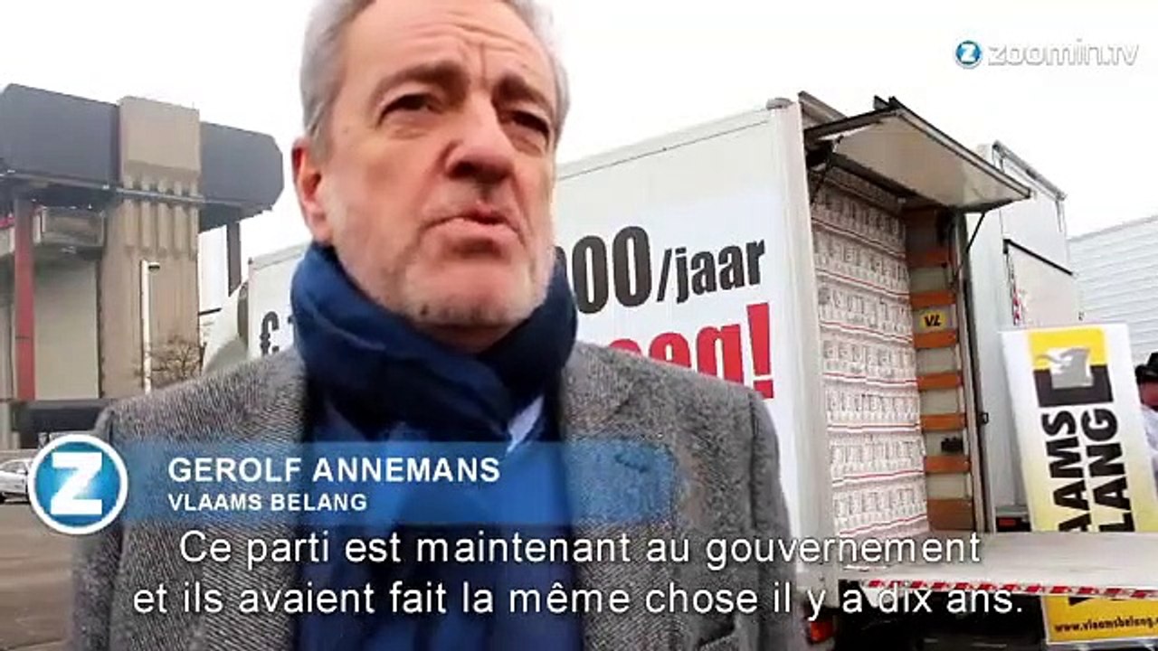 Selon le Vlaams Belang, les Wallons volent les Flamands