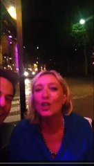 Marine Le Pen relève le défi d'un internaute et chante "Nicolas" de Sylvie Vartan