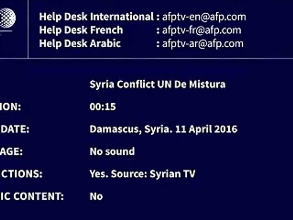Syrie: les pourparlers de paix reprennent à Genève