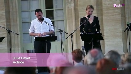 Exclu Vidéo : Julie Gayet : rayonnante au festival d'Avignon !