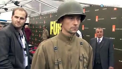 Logan Lerman de Fury: 'A l'aise dans un tank!'