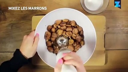 Recettes en 60s : cake aux marrons sans gluten