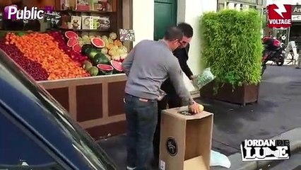 Exclu Vidéo : Jordan De Luxe : il se fait virer du primeur !