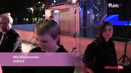 Exclu vidéo : Mia Wasikowska, Tom Hiddelstone : duo complice à l’avant-première de Crimson Peak !