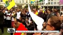 Les Kurdes de Belgique se mobilisent contre l’EI